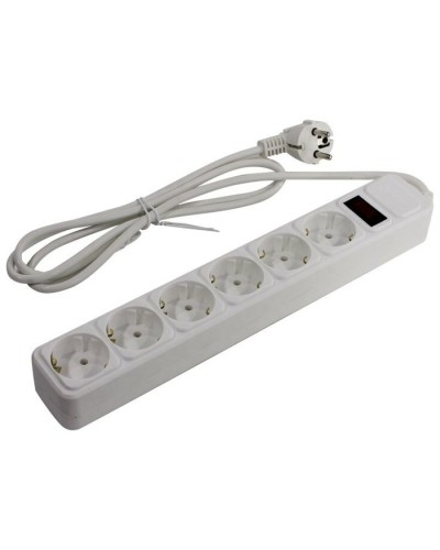 SP6W-118. Сетевой фильтр 6 розеток, 1.8м, белый. 5bites во Владимире