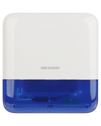 DS-PS1-E-WE Blue Indicator. Оповещатель свето-звуковой радиоканальный уличный. AX PRO Hikvision во Владимире