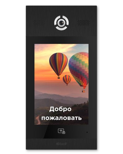 AA-14FB BLACK. Вызывная панель подъездного IP-домофона. BAS-IP во Владимире