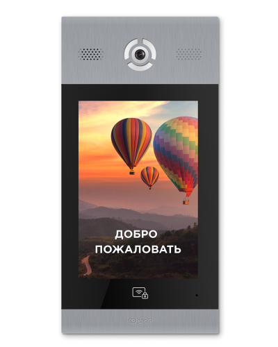 AA-14FB SILVER. Вызывная панель подъездного IP-домофона. BAS-IP во Владимире