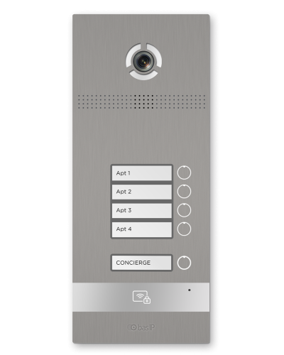 BI-04FB SILVER. Вызывная панель IP-домофона. BAS-IP во Владимире