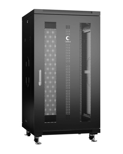 ND-05C-22U60/80-BK (8563c). Шкаф телекоммуникационный 19 напольный 22U. CABEUS во Владимире