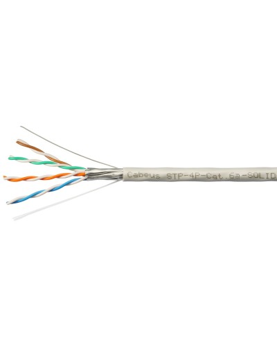 STP-4P-Cat.6a-SOLID-IN-PVC (7196c). Кабель «витая пара» (LAN) для структурированных систем связи. CABEUS во Владимире