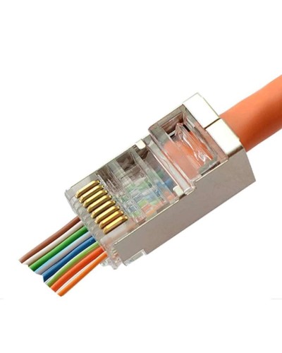 8P8C-SH-FC (100 шт) (10796c). Разъем RJ-45. CABEUS во Владимире