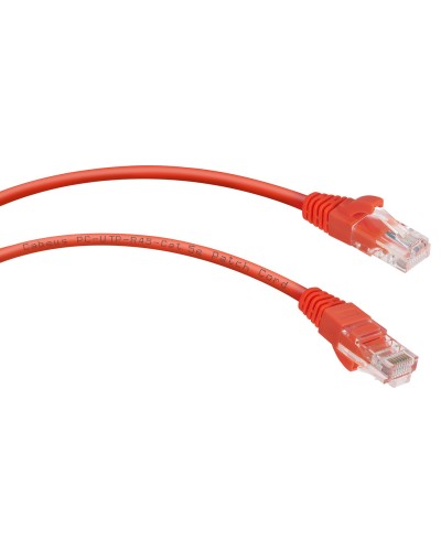PC-UTP-RJ45-Cat.5e-0.3m-RD (7660c), красный. Патч-корд медный. CABEUS во Владимире