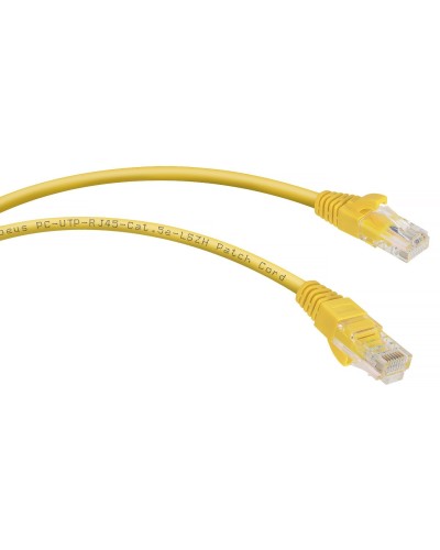 PC-UTP-RJ45-Cat.5e-0.5m-YL-LSZH (9496c), желтый. Патч-корд медный. CABEUS во Владимире