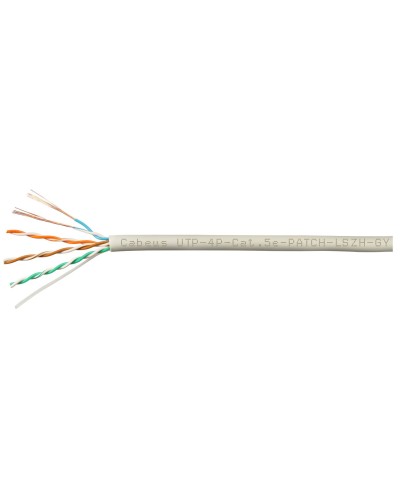 UTP-4P-Cat.5e-SOLID-GY-LIGHT-100 (9995c-5). Кабель «витая пара» (LAN) для структурированных систем связи. CABEUS во Владимире
