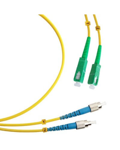 FOP(d)-9-SC/APC-FC/UPC-1,5m (8122c). Патч-корд оптический. CABEUS во Владимире