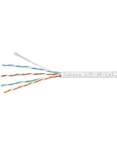 UTP-4P-Cat.5e-SOLID-LSZH-GY (9776c). Кабель «витая пара» (LAN) для структурированных систем связи. CABEUS во Владимире