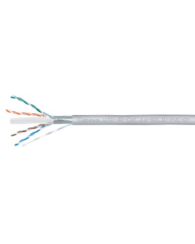 UTP-4P-Cat.6a-SOLID-PVC-GY (11373c). Кабель «витая пара» (LAN) для структурированных систем связи. CABEUS во Владимире