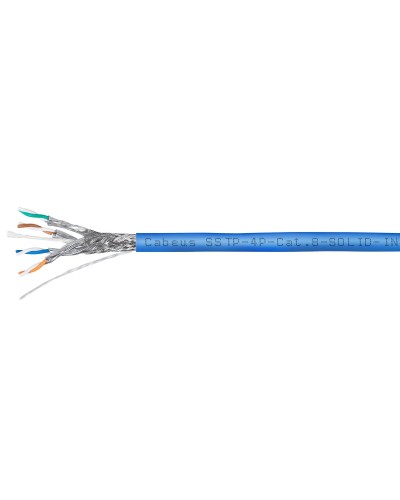 SSTP-4P-Cat.8-SOLID-IN-LSZH-BL-100 (7750c-1). Кабель «витая пара» (LAN) для структурированных систем связи. CABEUS во Владимире