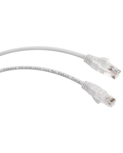 PC-UTP-RJ45-Cat.6-0.5m-LSZH (8876c), серый. Патч-корд медный. CABEUS во Владимире