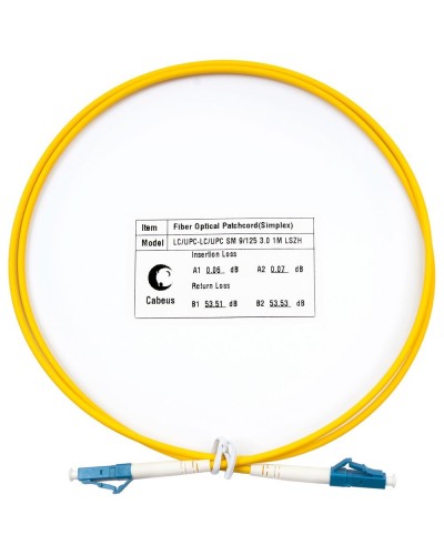 FOP(s)-9-LC-LC-0,5m (8807c). Патч-корд оптический. CABEUS во Владимире