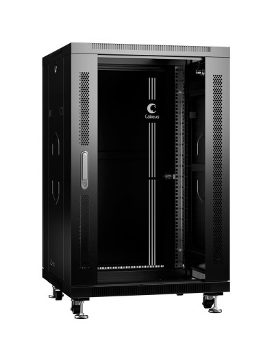 SH-05C-18U60/60-BK (8555c). Шкаф телекоммуникационный 19 напольный 18U. CABEUS во Владимире