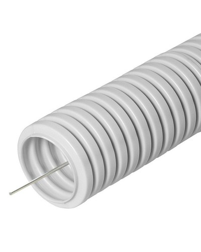 FCPL-20-PVC-100-1-GY (11228c): Труба гофрированная гибкая, лёгкая с протяжкой во Владимире