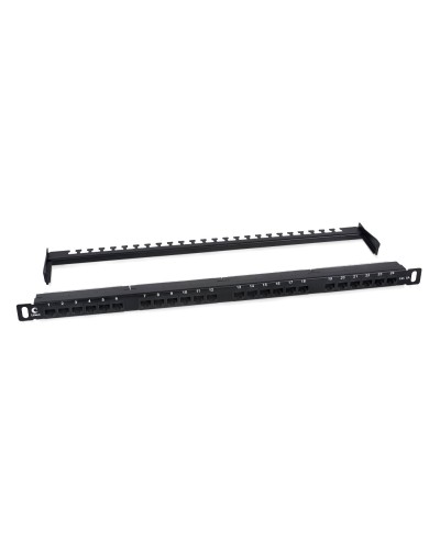 PLHD-24-Cat.6a-Dual-180-0,5U (9665c): Патч-панель 19" во Владимире