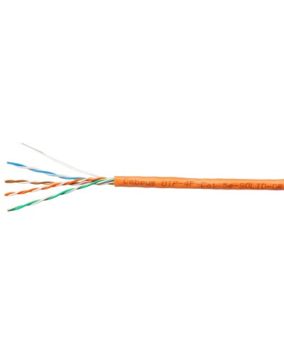UTP-4P-Cat.5e-SOLID-LSZH-OR-LIGHT-100 (10993c-5). Кабель «витая пара» (LAN) для структурированных систем связи. CABEUS во Владимире