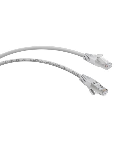 PC-SSTP-RJ45-Cat.6a-1m-LSZH (7901c), серый. Патч-корд медный. CABEUS во Владимире