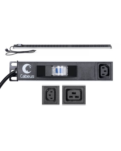 PDU-16-14C13-10C19-B-C14 (9553c). Блок розеток. CABEUS во Владимире
