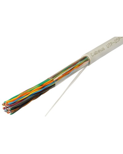 UTP-25P-Cat.3-IN (7279c). Кабель «витая пара» (LAN) для структурированных систем связи. CABEUS во Владимире