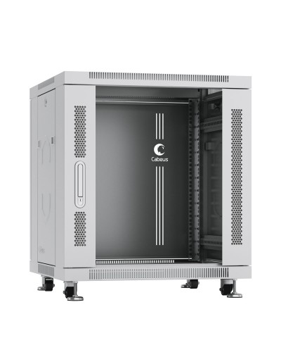 SH-05C-12U60/80 (7646c). Шкаф телекоммуникационный 19 напольный 12U. CABEUS во Владимире