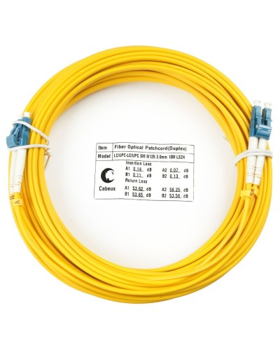 FOP(d)-9-LC-LC-1,5m (7514c). Патч-корд оптический. CABEUS во Владимире