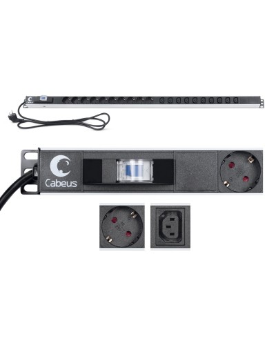 PDU-16-10S-10C13-B (9552c). Блок розеток. CABEUS во Владимире