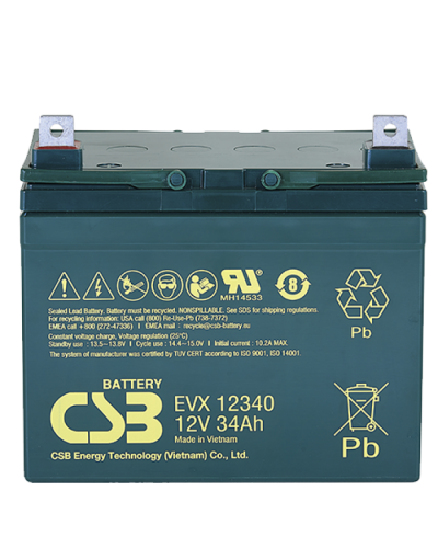CSB EVX 12340. Аккумулятор герметичный свинцово-кислотный. CSB во Владимире