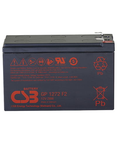 CSB GP 1272(28W) F2. Аккумулятор герметичный свинцово-кислотный. CSB во Владимире