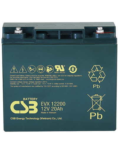 CSB EVX 12200. Аккумулятор герметичный свинцово-кислотный. CSB во Владимире