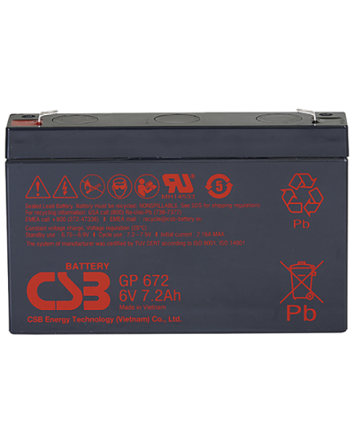 CSB GP 672. Аккумулятор герметичный свинцово-кислотный. CSB во Владимире