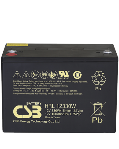 CSB HRL 12330W. Аккумулятор герметичный свинцово-кислотный. CSB во Владимире