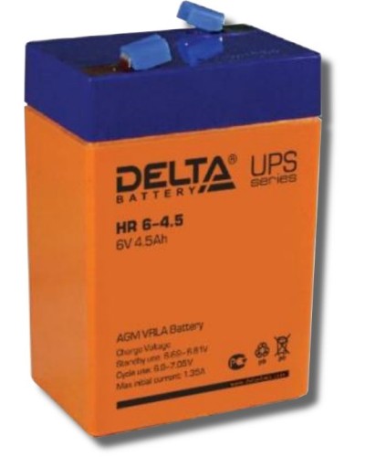 Delta HR 6-4.5. Аккумулятор герметичный свинцово-кислотный. Delta во Владимире