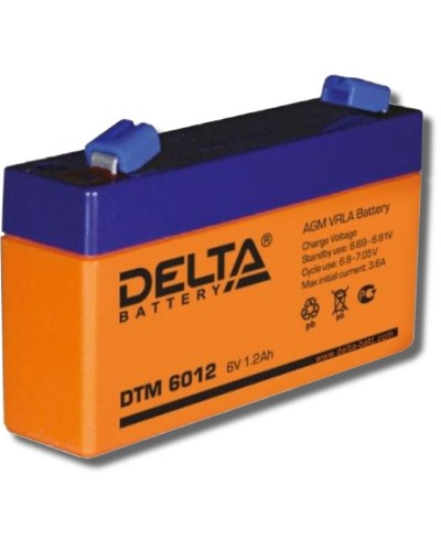 Delta DTM 6012. Аккумулятор герметичный свинцово-кислотный. Delta во Владимире
