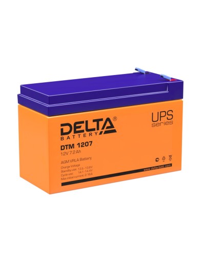 Delta DTM 1207. Аккумулятор герметичный свинцово-кислотный. Delta во Владимире