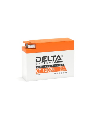 Delta CT 12025. Аккумулятор герметичный свинцово-кислотный стартерный. Delta во Владимире