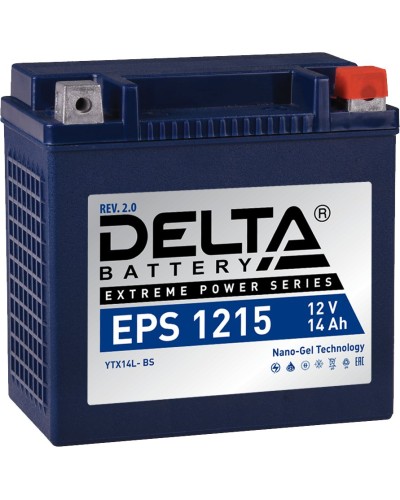 Delta EPS 1215. Аккумулятор герметичный свинцово-кислотный стартерный. Delta во Владимире