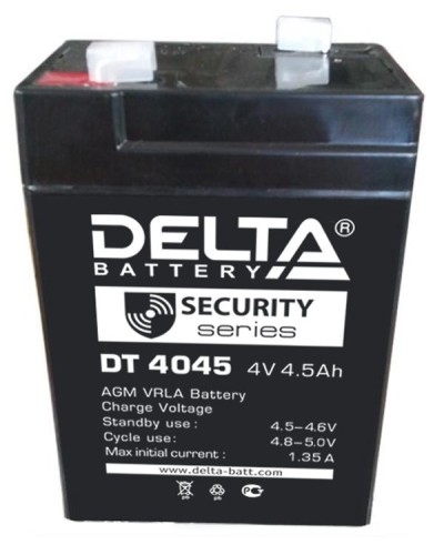 Delta DT 4045 (47мм). Аккумулятор герметичный свинцово-кислотный. Delta во Владимире
