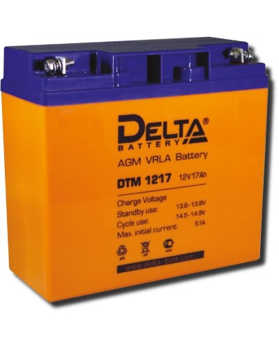 Delta DTM 1217. Аккумулятор герметичный свинцово-кислотный. Delta во Владимире