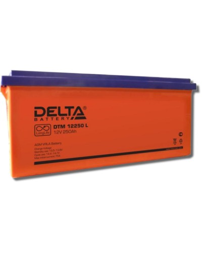 Delta DTM 12250 L. Аккумулятор герметичный свинцово-кислотный. Delta во Владимире