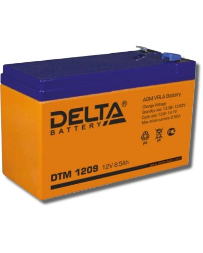 Delta DTM 1209. Аккумулятор герметичный свинцово-кислотный. Delta во Владимире