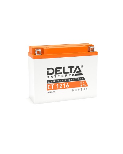 Delta CT 1216. Аккумулятор герметичный свинцово-кислотный стартерный. Delta во Владимире