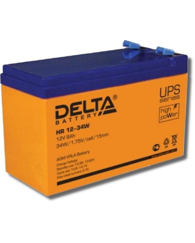 Delta HR 12-34 W. Аккумулятор герметичный свинцово-кислотный. Delta во Владимире