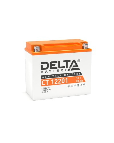 Delta CT 12201. Аккумулятор герметичный свинцово-кислотный стартерный. Delta во Владимире