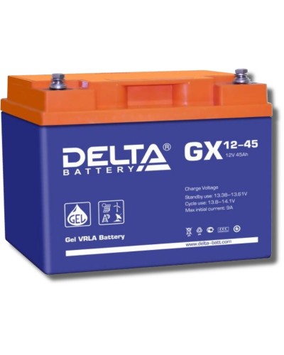 Delta GX 12-45. Аккумулятор герметичный свинцово-кислотный. Delta во Владимире