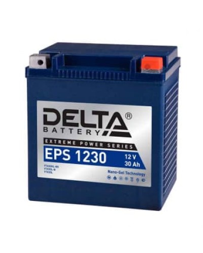 Delta EPS 1230. Аккумулятор герметичный свинцово-кислотный стартерный. Delta во Владимире