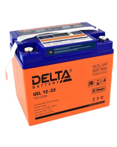 Delta GEL 12-33. Аккумулятор герметичный свинцово-кислотный. Delta во Владимире