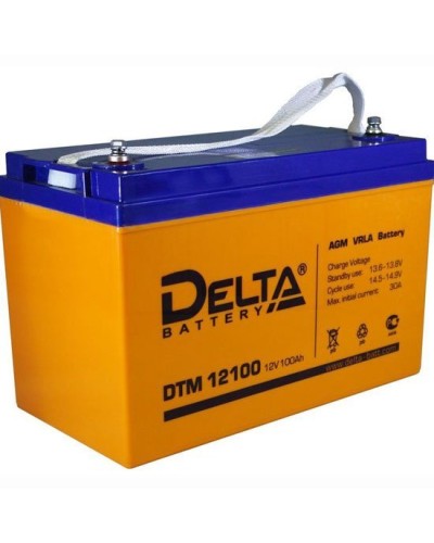 Delta DTM 12100 L. Аккумулятор герметичный свинцово-кислотный. Delta во Владимире