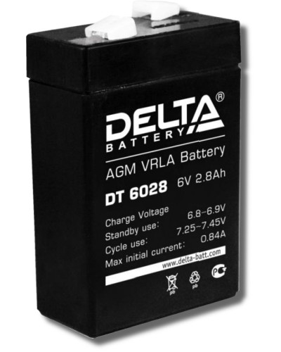 Delta DT 6028. Аккумулятор герметичный свинцово-кислотный. Delta во Владимире