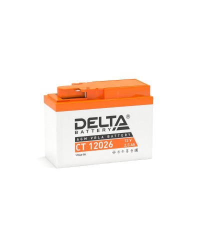Delta CT 12026. Аккумулятор герметичный свинцово-кислотный стартерный. Delta во Владимире
